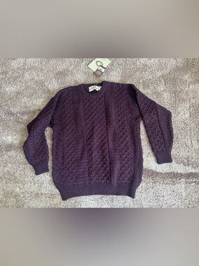 ARAN SWEATER MARKET
Grape lightweight aran sweater